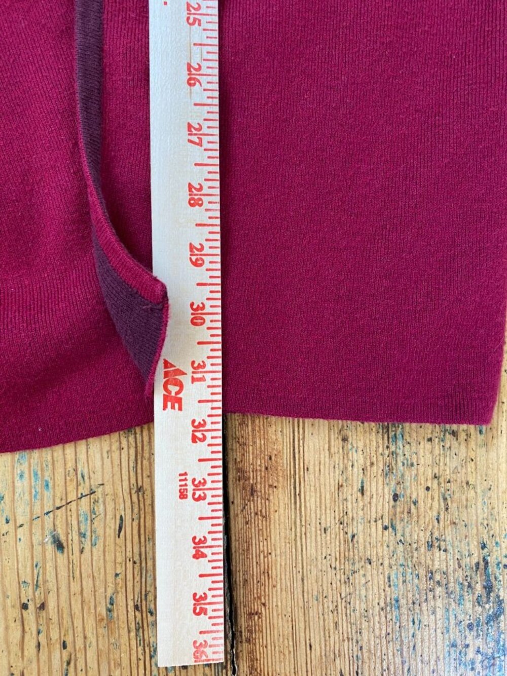 Chicos Womens Open Front Cardigan Size S Ruby Red Knit Jacket Cotton Reversible - Picture 6 of 6